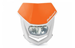 POLISPORT HALO LED HEADLIGHT ECE APPROVED ORANGE/WHITE | 8667100004