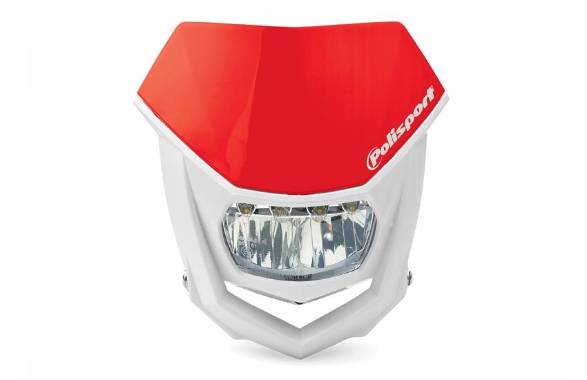POLISPORT HALO LED HEADLIGHT ECE APPROVED RED/WHITE | 8667100006