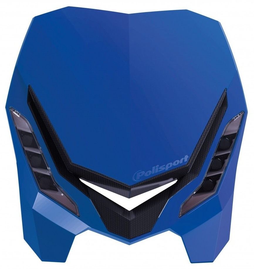 POLISPORT HEADLIGHT E-BLAZE Black/Blue | 8670800003