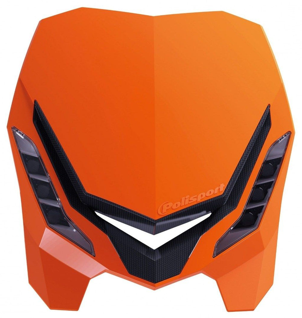 POLISPORT HEADLIGHT E-BLAZE Black/Orange | 8670800006