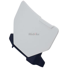 NUMBER PLATE, WHITE