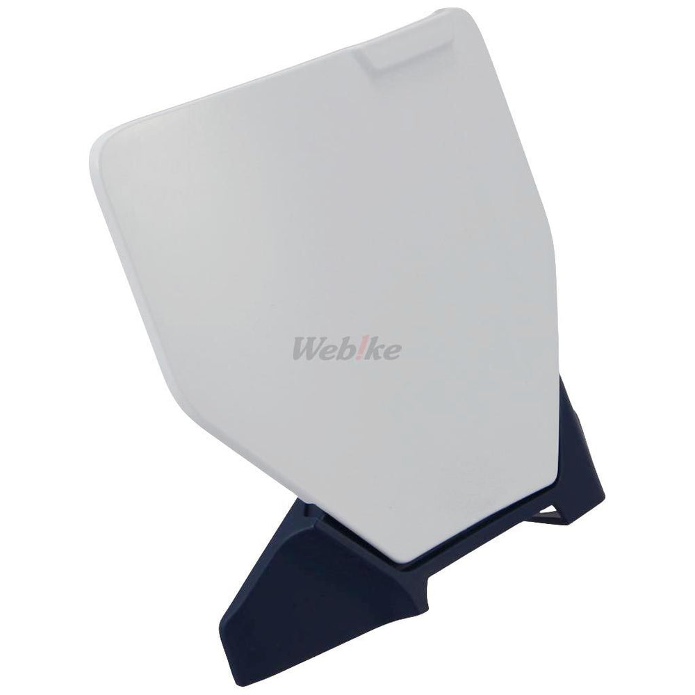 NUMBER PLATE, WHITE