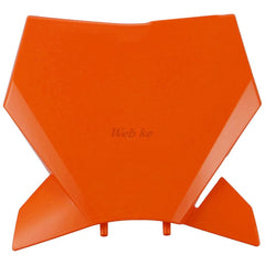 NUMBER PLATE, ORANGE OEM Color