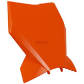 NUMBER PLATE, ORANGE OEM Color