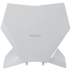 NUMBER PLATE, WHITE