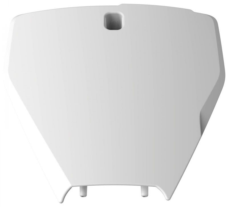 NUMBER PLATE, WHITE