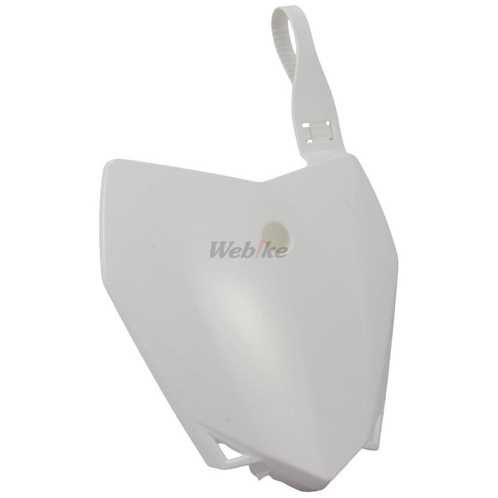 NUMBER PLATE, WHITE