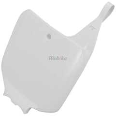 NUMBER PLATE, WHITE