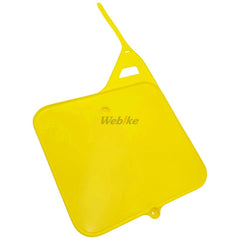 NUMBER PLATE, YELLOW