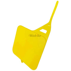 NUMBER PLATE, YELLOW
