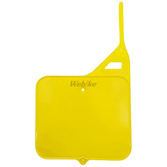 NUMBER PLATE, YELLOW