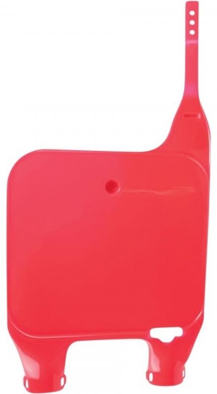 NUMBER PLATE, RED