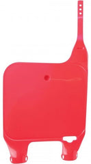 NUMBER PLATE, RED