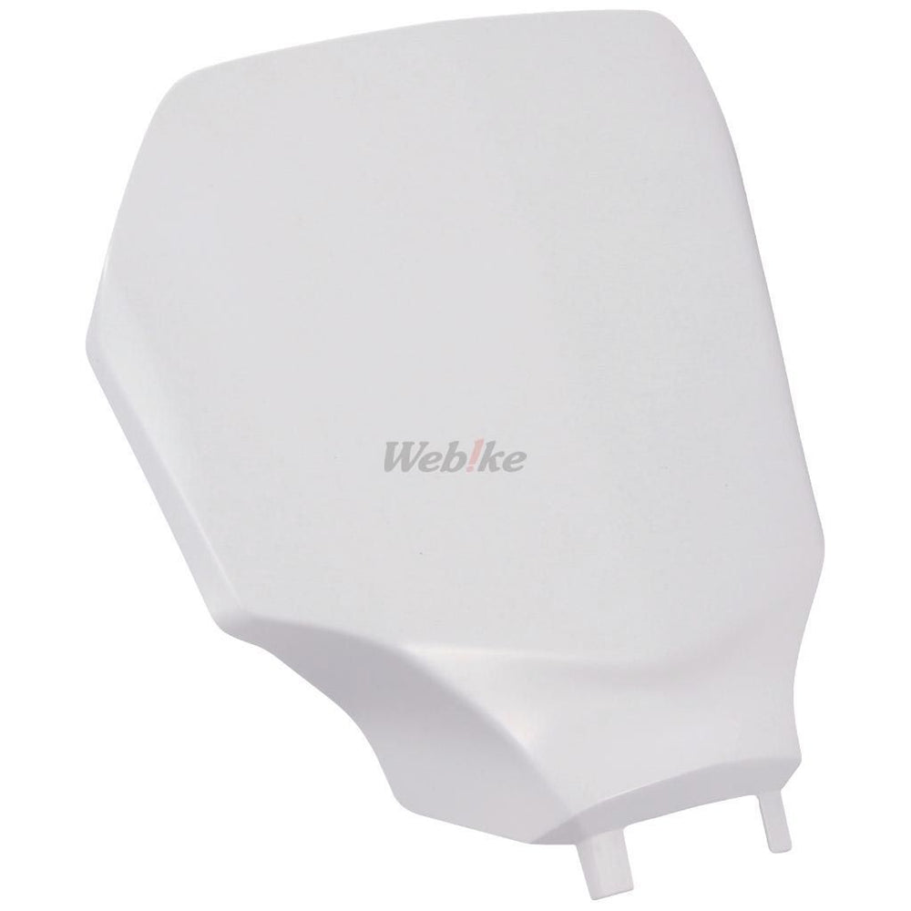 NUMBER PLATE, WHITE