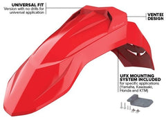 SM FENDER FRONT FENDER (NOT DRILLED), ORANGE