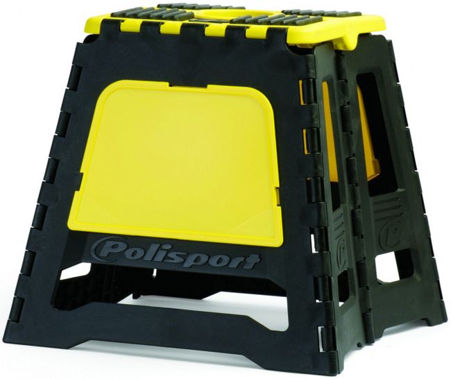 POLISPORT PIT BIKE STAND FOLDABLE POLISPORT LOGO YELLOW | 8981500001