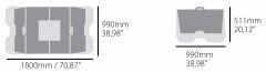 POLISPORT PIT BIKE MAT FOLDABLE POLISPORT LOGO BLACK/BLACK | 8982200006