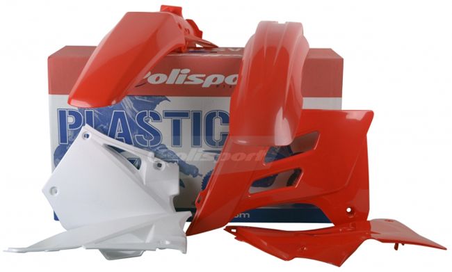 POLISPORT COMPLETE MX/ENDURO BODY KIT RED/WHITE | 90197