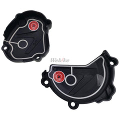 Kit Clutch+Ignition cover protector, BLACK