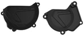 Kit Clutch+Ignition cover protector, BLACK
