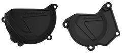 Kit Clutch+Ignition cover protector, BLACK