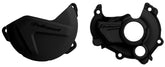 Kit Clutch+Ignition cover protector, BLACK