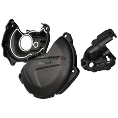 Kit Clutch+Ignition cover protector, BLACK