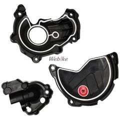 Kit Clutch+Ignition cover protector, BLACK