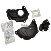 Kit Clutch+Ignition cover protector, BLACK