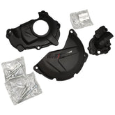 Kit Clutch+Ignition cover protector, BLACK