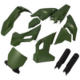 Full Kit with BLACK fork guards, CAMO GREEN