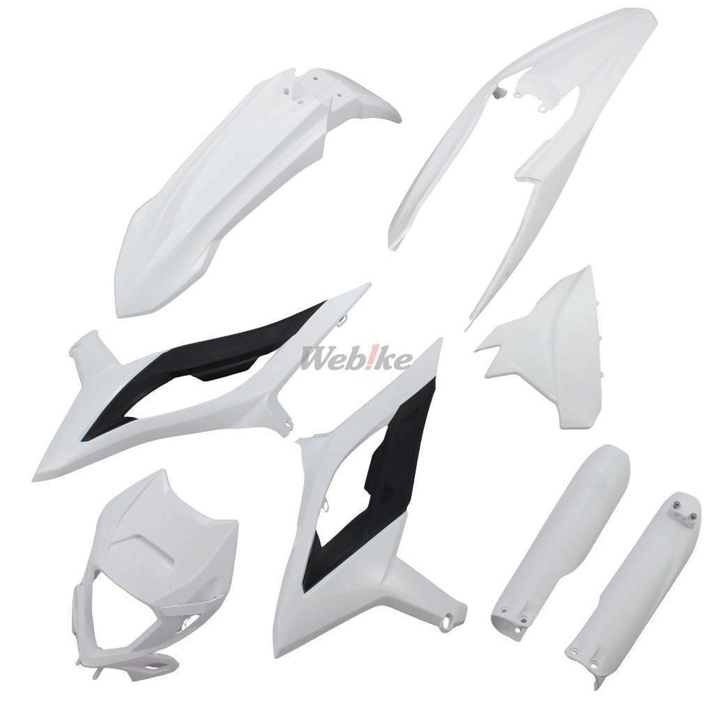 FULL PLASTIC KIT, WHITE
