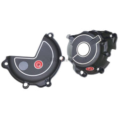 Kit Clutch+Ignition cover protector, BLACK