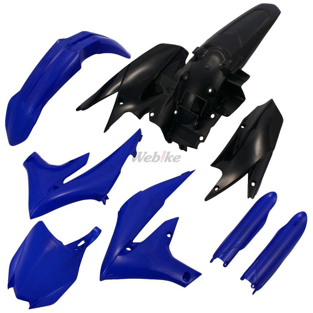 FULL PLASTIC KIT, BLUEyama98/BLACK