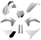 FULL PLASTIC KIT, WHITE KTM