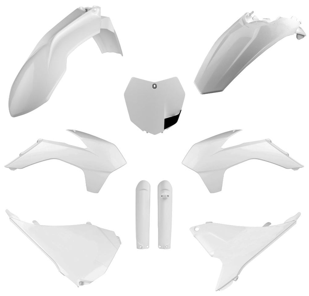 FULL PLASTIC KIT, WHITE KTM