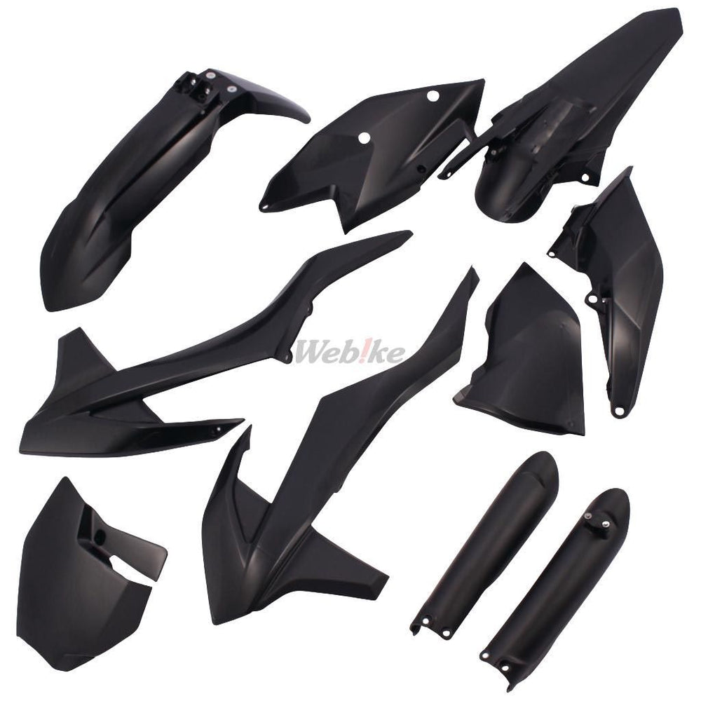 FULL PLASTIC KIT, BLACK
