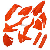 FULL PLASTIC KIT, ORANGE KTM 16