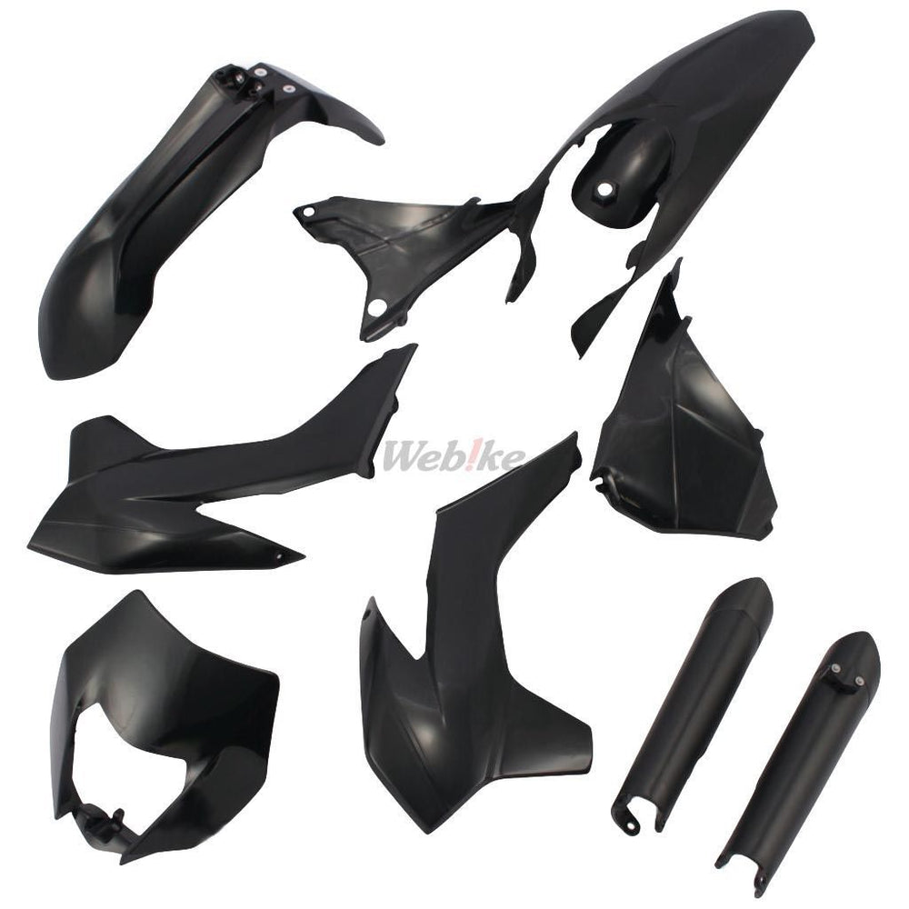 FULL PLASTIC KIT, BLACK