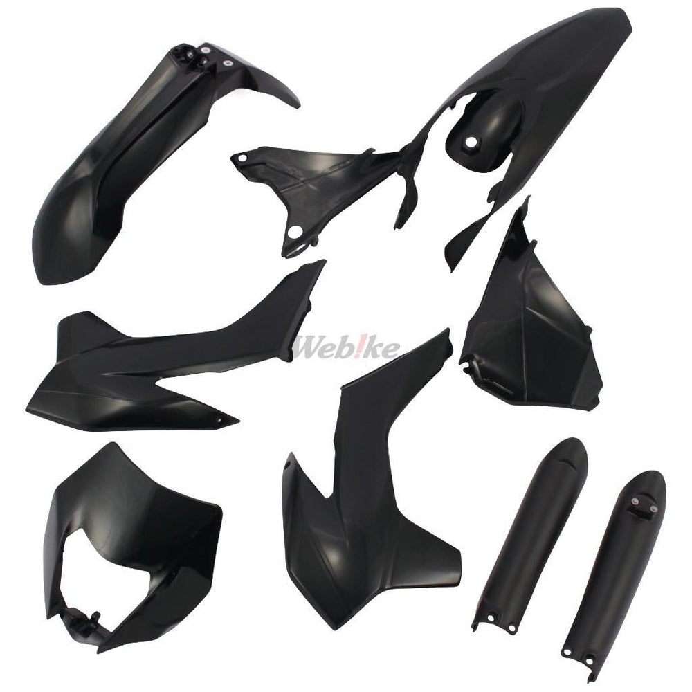 FULL PLASTIC KIT, BLACK