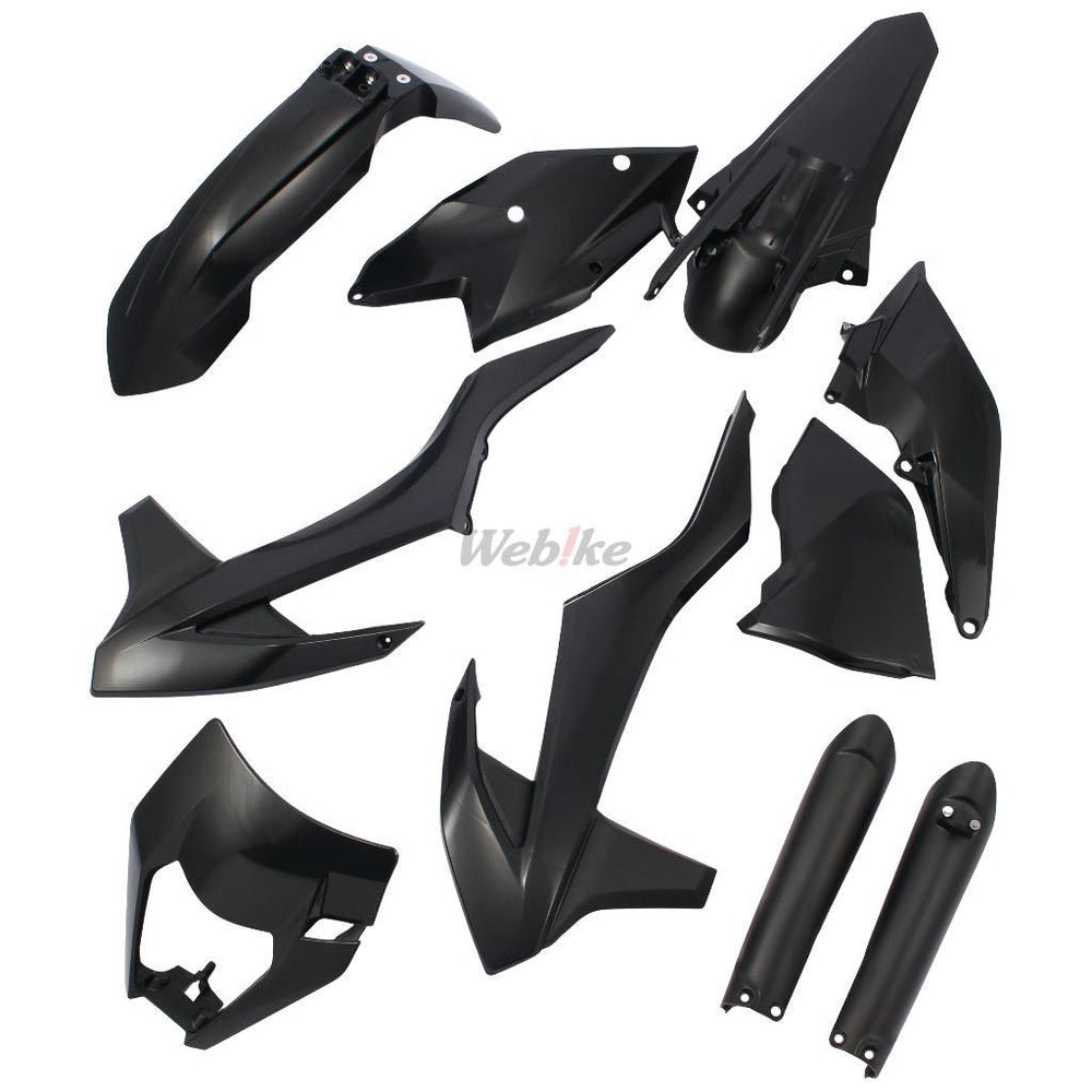 FULL PLASTIC KIT, BLACK