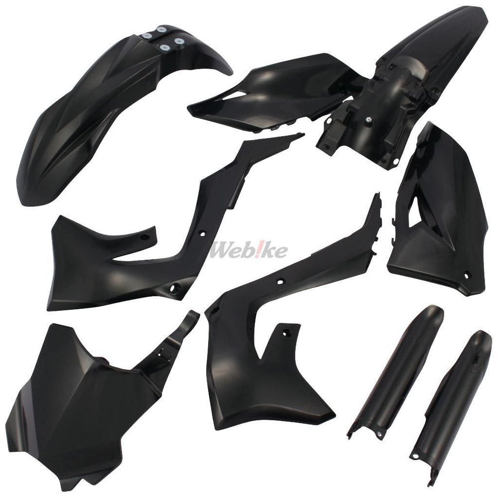 FULL PLASTIC KIT, BLACK