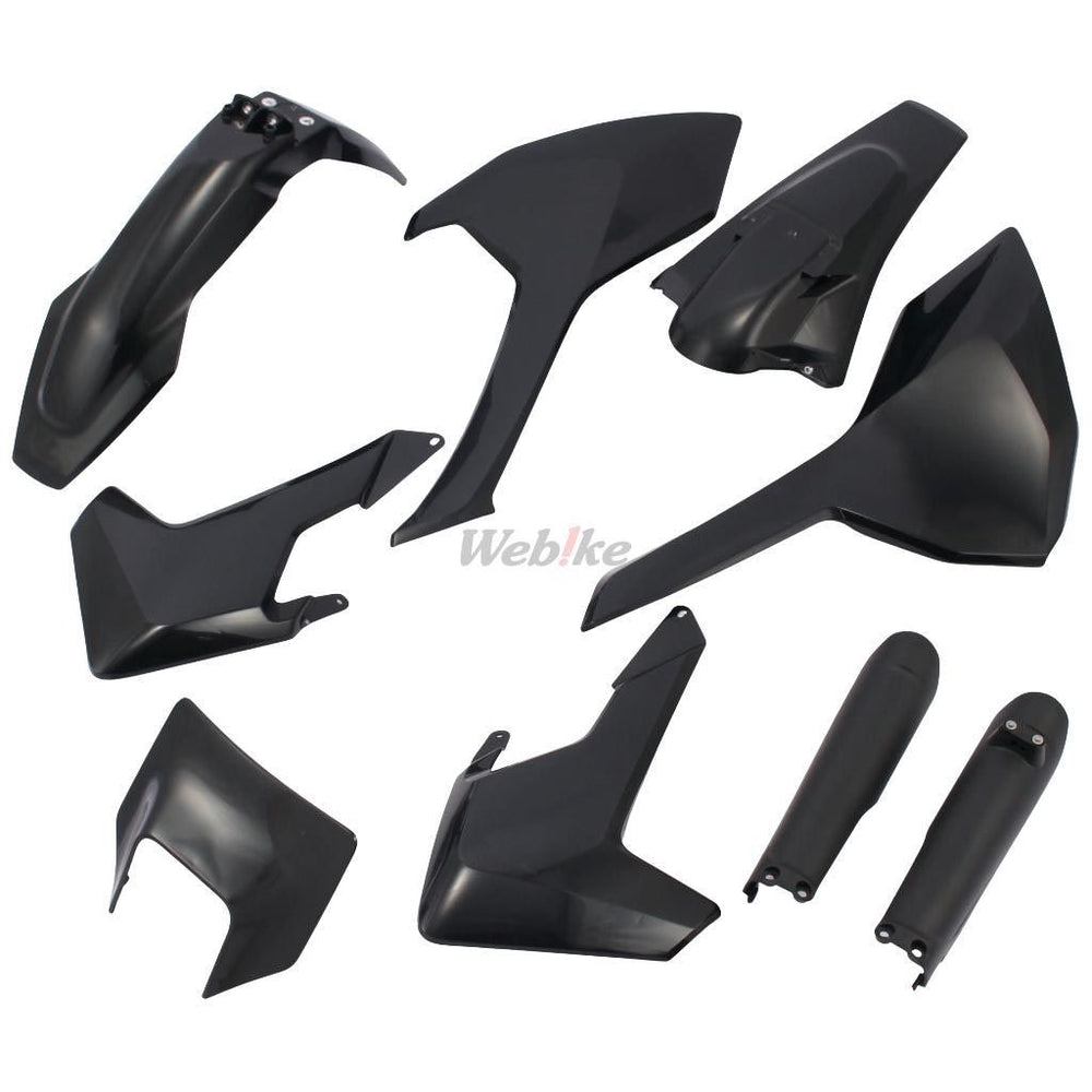 FULL PLASTIC KIT, BLACK