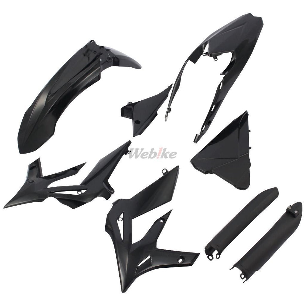 FULL PLASTIC KIT, BLACK