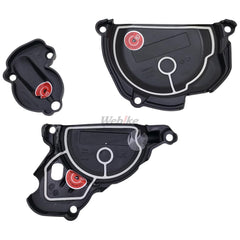 Kit Clutch+Ignition cover protector, BLACK