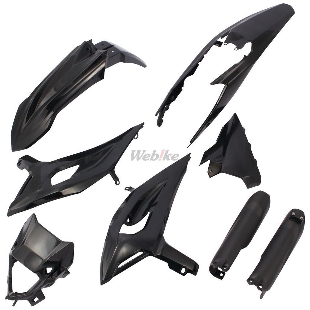FULL PLASTIC KIT, BLACK
