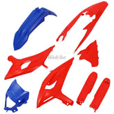FULL PLASTIC KIT, BLUE/RED
