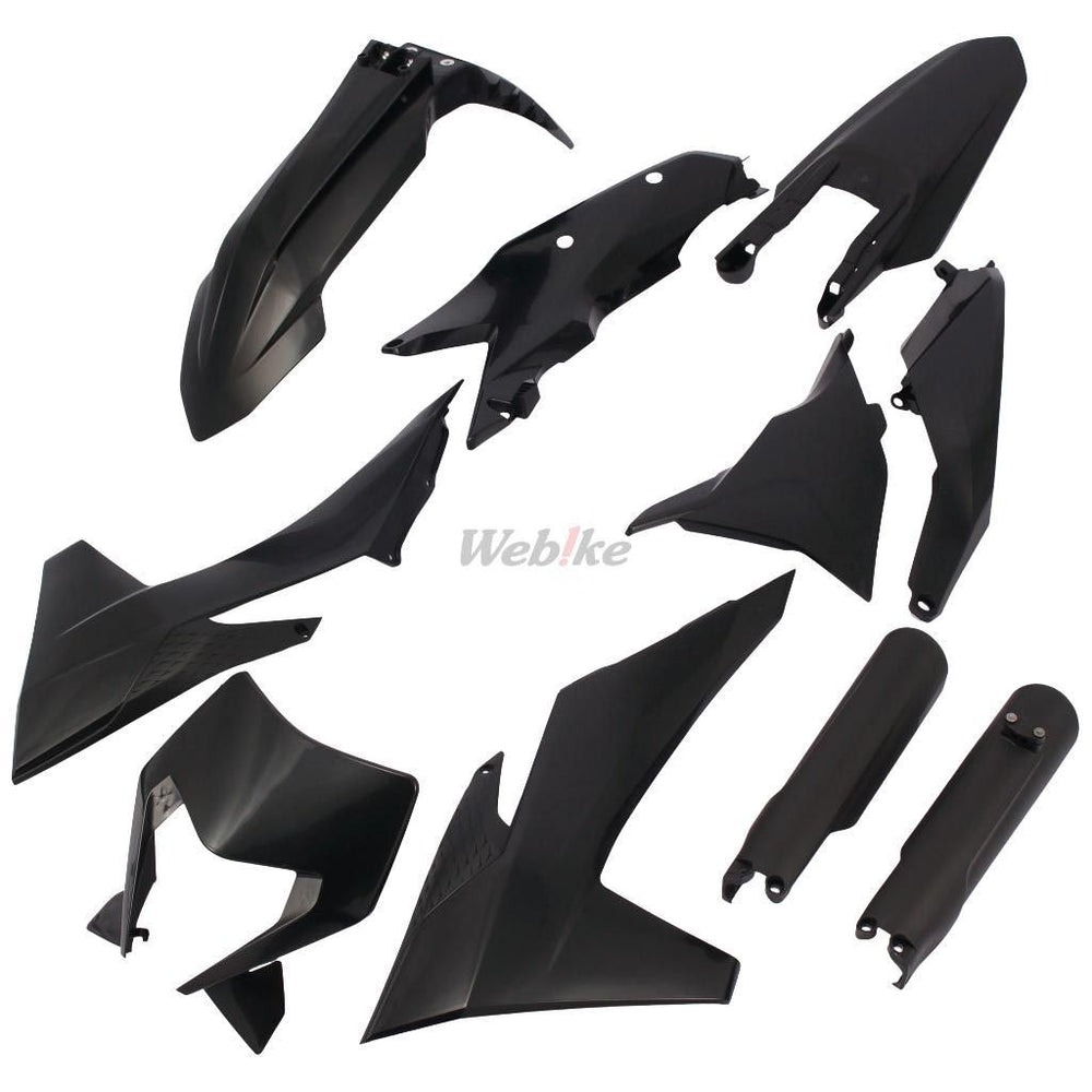 FULL PLASTIC KIT, BLACK