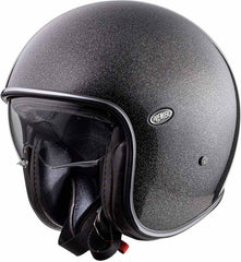 Premier Open Face Helmet VINTAGE U9 GLITTER SILVER | APJETVIEFIBGL90