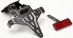 PROTECH license plate holder kit including reflector and plate light , Black | 5820503